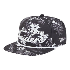Las Vegas Raiders New Era Palm Print A-Frame 9FIFTY Snapback Hat Black | NFL