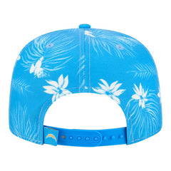 Los Angeles Chargers New Era Palm Print A-Frame 9FIFTY Snapback Hat Powder Blue | NFL