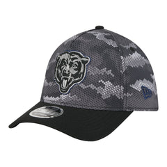 Chicago Bears New Era Camo A-Frame 39THIRTY Flex Hat Black | NFL