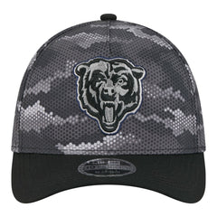 Chicago Bears New Era Camo A-Frame 39THIRTY Flex Hat Black | NFL