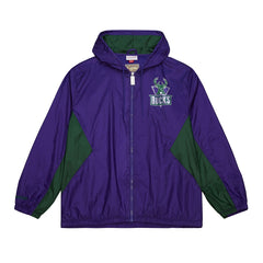 Milwaukee Bucks Playmaker Full-Zip Hooded Windbreaker Jacket Purple - NBA