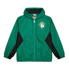 Boston Celtics Playmaker Full-Zip Hooded Windbreaker Jacket Kelly Green - NBA