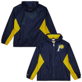 Indiana Pacers Playmaker Full-Zip Hooded Windbreaker Jacket Navy - NBA