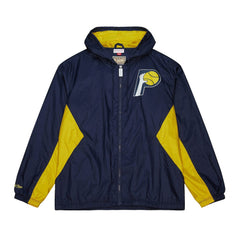 Indiana Pacers Playmaker Full-Zip Hooded Windbreaker Jacket Navy - NBA