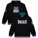 Milwaukee Bucks Unisex Vintage Heavyweight Hoodie Black - NBA
