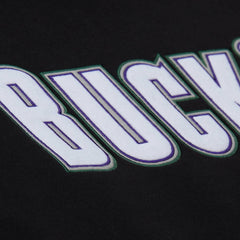 Milwaukee Bucks Unisex Vintage Heavyweight Hoodie Black - NBA
