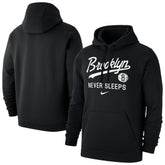 Brooklyn Nets Brooklyn Never Sleeps Club Hoodie Black - NBA