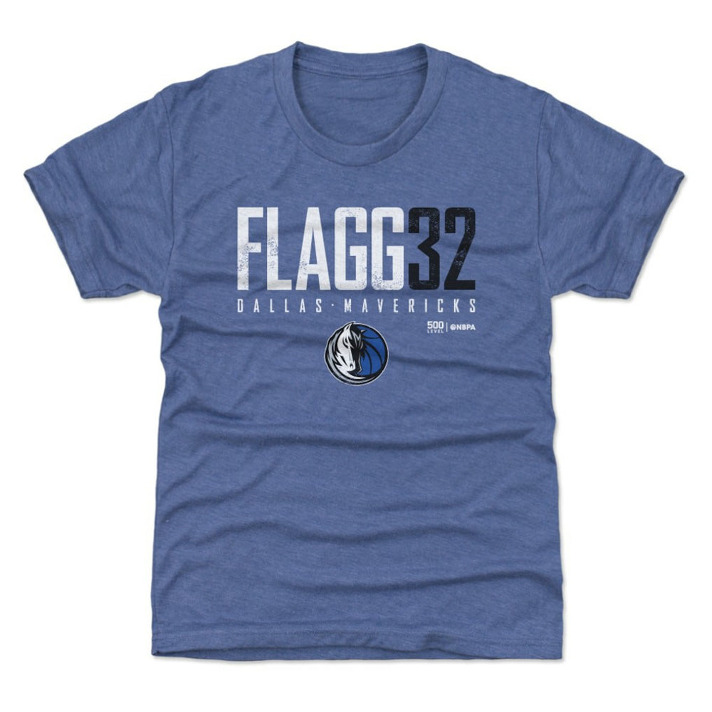 Cooper Flagg Dallas Mavericks 500 Level Youth Elite Name & Number T-Shirt Blue - NBA