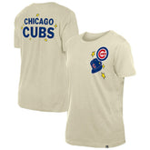 Chicago Cubs New Era Women's Stars & Cap T-Shirt - MLB