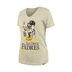 San Diego Padres New Era Women's Little Miss 2 V-Neck T-Shirt - MLB