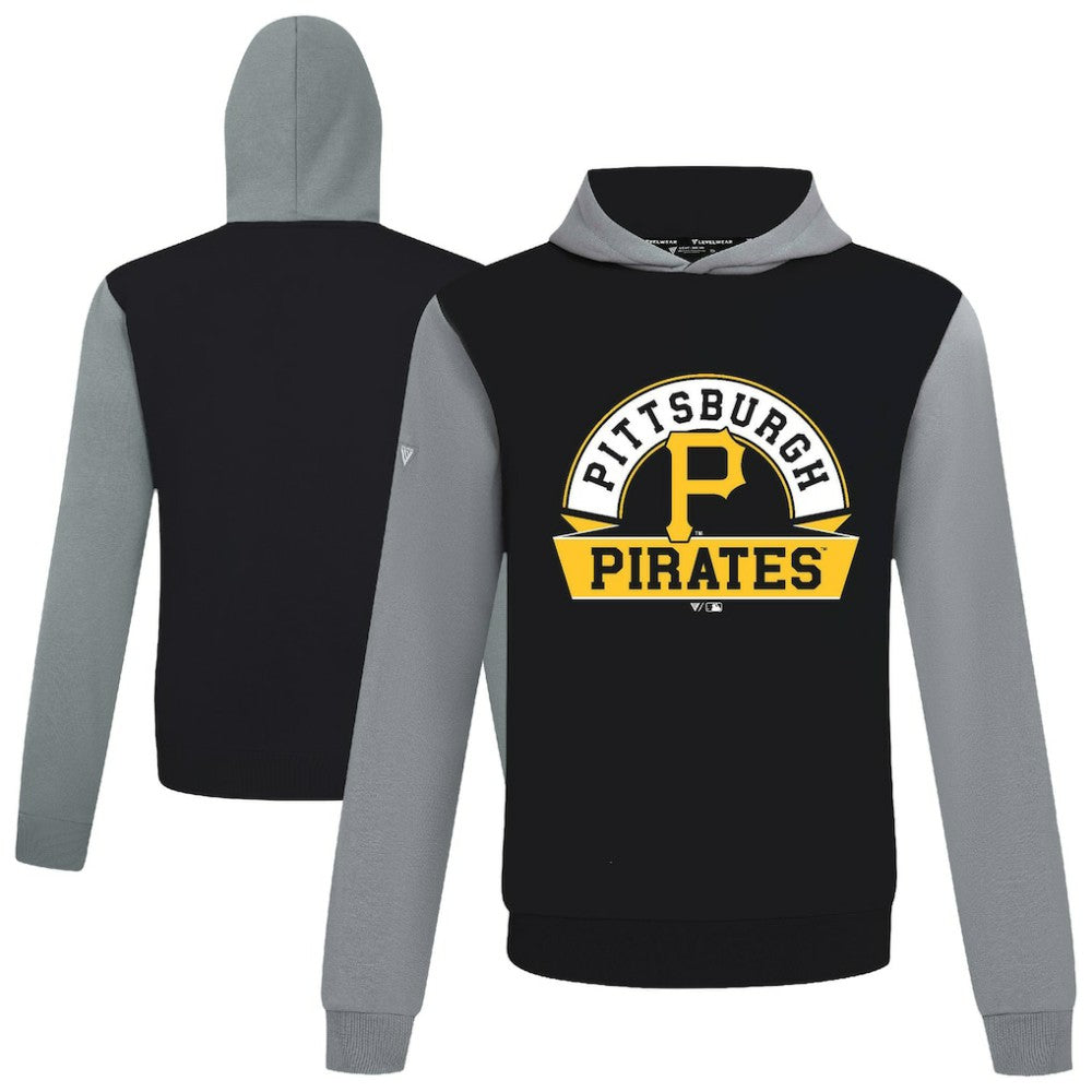 Pittsburgh Pirates Levelwear Throwback Ultimate Banner Arch Hoodie - MLB