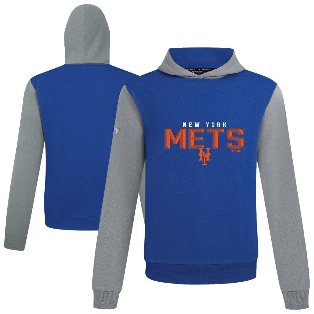 New York Mets Levelwear Throwback Carve Ultimate Hoodie - MLB