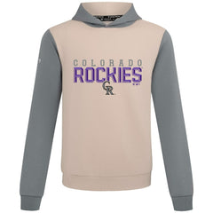 Colorado Rockies Levelwear Throwback Carve Ultimate Hoodie - MLB