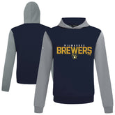 Milwaukee Brewers Levelwear Throwback Carve Ultimate Hoodie - MLB