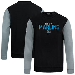 Miami Marlins Levelwear Throwback Ultimate Carve Sweatshirt - MLB
