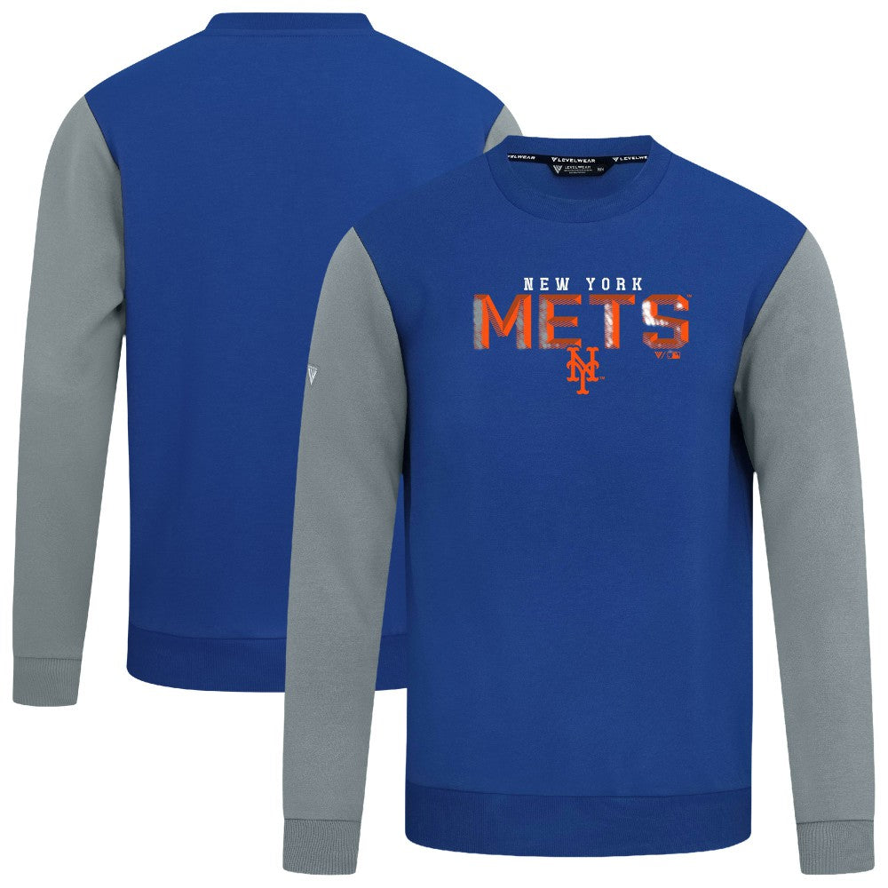 New York Mets Levelwear Throwback Ultimate Carve Sweatshirt - MLB