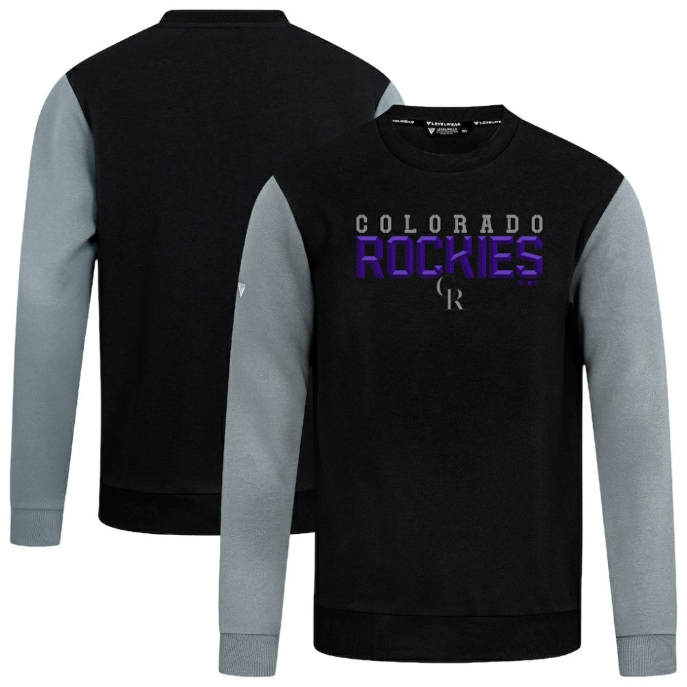 Colorado Rockies Levelwear Throwback Ultimate Carve Sweatshirt - MLB