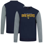 Milwaukee Brewers Levelwear Throwback Ultimate Carve Sweatshirt - MLB