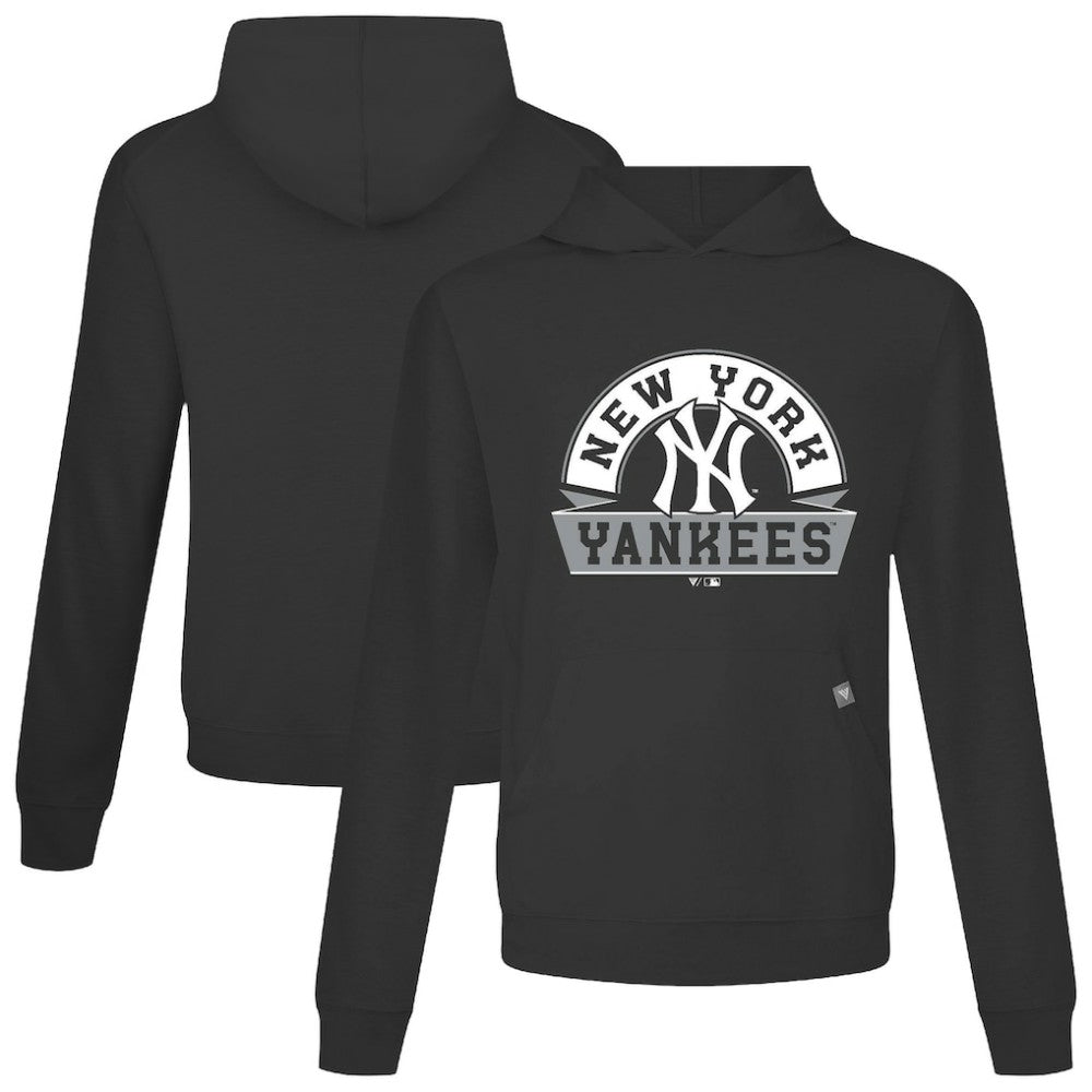New York Yankees Levelwear Relay Banner Arch Pullover Hoodie - MLB