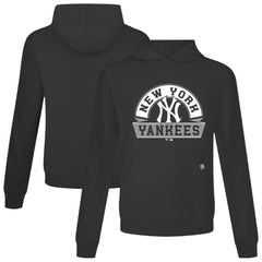 New York Yankees Levelwear Relay Banner Arch Pullover Hoodie - MLB