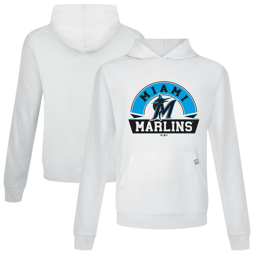 Miami Marlins Levelwear Relay Banner Arch Pullover Hoodie - MLB
