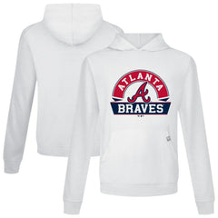 Atlanta Braves Levelwear Relay Banner Arch Pullover Hoodie - MLB