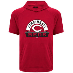 Cincinnati Reds Levelwear Phase Banner Arch Hoodie T-Shirt - MLB