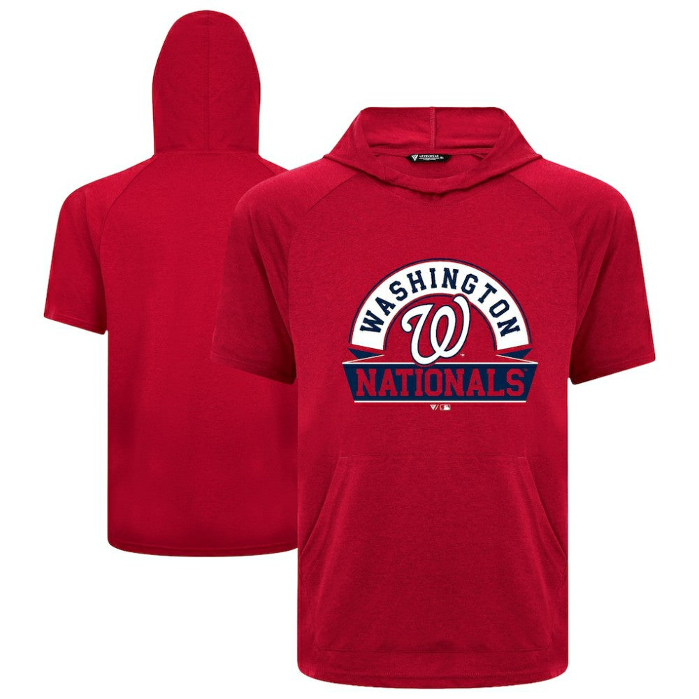 Washington Nationals Levelwear Phase Banner Arch Hoodie T-Shirt - MLB