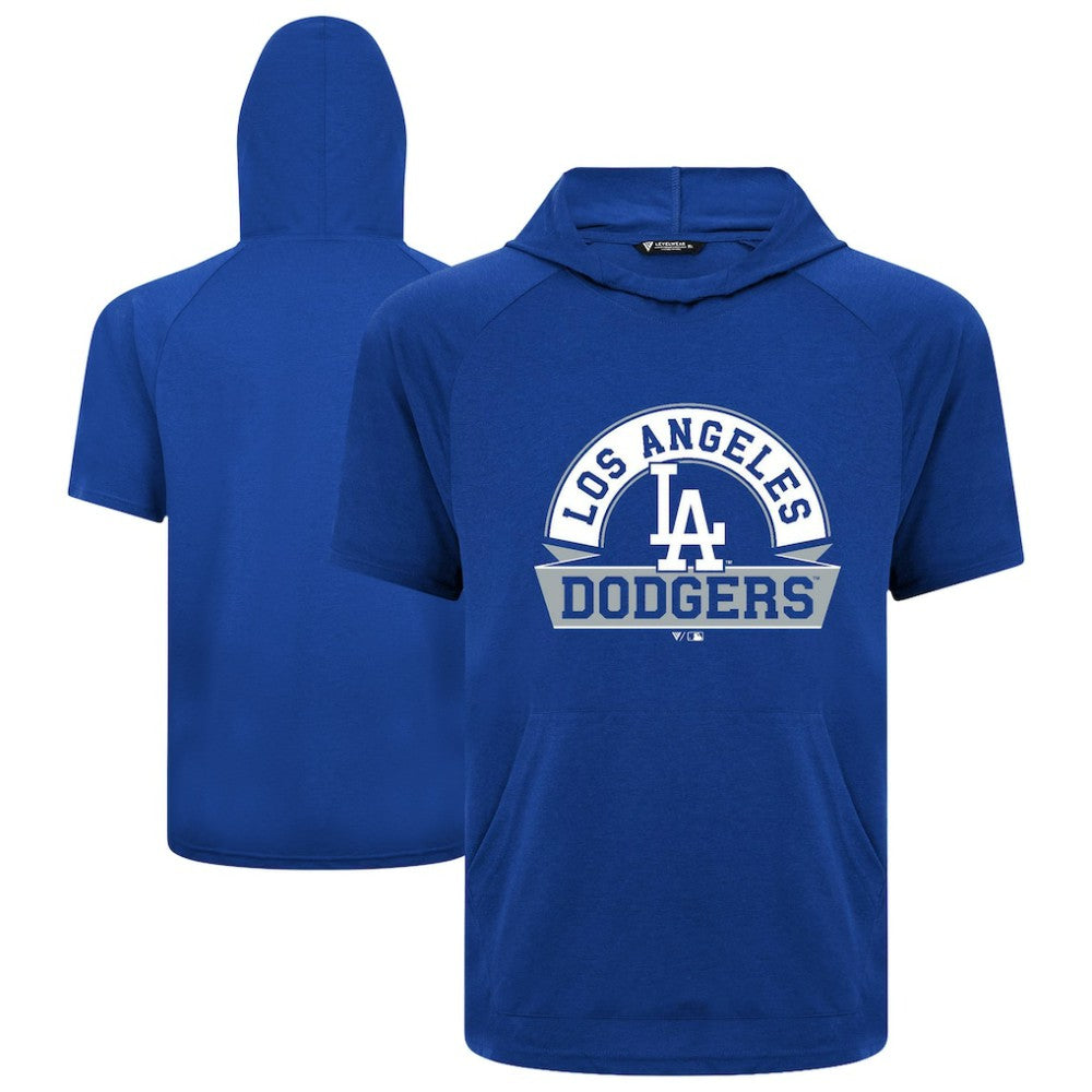 Los Angeles Dodgers Levelwear Phase Banner Arch Hoodie T-Shirt - MLB
