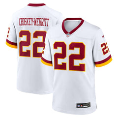 Jacory Croskey-Merritt Washington Commanders Game Super Bowl Era Jersey White | Nike for Sale