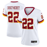 Jacory Croskey-Merritt Washington Commanders Women's Game Super Bowl Era Jersey White | Nike for Sale