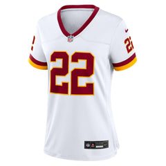 Jacory Croskey-Merritt Washington Commanders Women's Game Super Bowl Era Jersey White | Nike for Sale