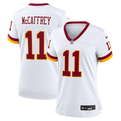 Luke McCaffrey Washington Commanders Women's Game Super Bowl Era Jersey White | Nike for Sale