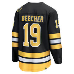 John Beecher Boston Bruins Fanatics Home Breakaway Player Jersey - Black - NHL