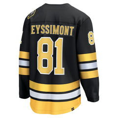 Michael Eyssimont Boston Bruins Fanatics Home Breakaway Player Jersey - Black - NHL