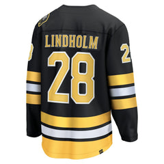 Elias Lindholm Boston Bruins Fanatics Home Breakaway Player Jersey - Black - NHL