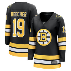 John Beecher Boston Bruins Fanatics Women's Home Breakaway Player Jersey - Black - NHL