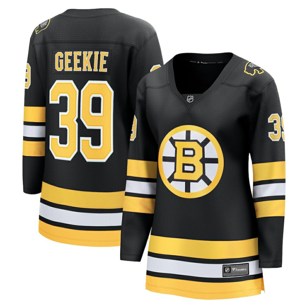Morgan Geekie Boston Bruins Fanatics Women's Home Breakaway Player Jersey - Black - NHL