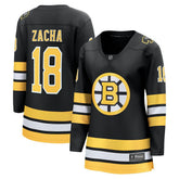 Pavel Zacha Boston Bruins Fanatics Women's Home Breakaway Player Jersey - Black - NHL