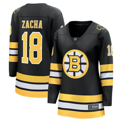 Pavel Zacha Boston Bruins Fanatics Women's Home Breakaway Player Jersey - Black - NHL