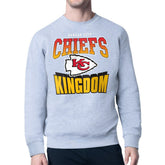 Kansas City Chiefs Starter Comic Style Sweatshirt Gray | NFL
