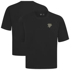 Pittsburgh Penguins Levelwear Copper Oversized Luxe Signature Knit T-Shirt - Black - NHL