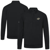 Minnesota Wild Levelwear Copper Upright Quarter-Zip Pullover - Black - NHL
