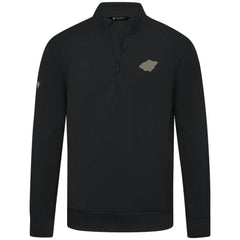 Minnesota Wild Levelwear Copper Upright Quarter-Zip Pullover - Black - NHL
