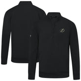Tampa Bay Lightning Levelwear Copper Upright Quarter-Zip Pullover - Black - NHL
