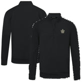 Toronto Maple Leafs Levelwear Copper Upright Quarter-Zip Pullover - Black - NHL