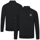 New York Rangers Levelwear Copper Upright Quarter-Zip Pullover - Black - NHL