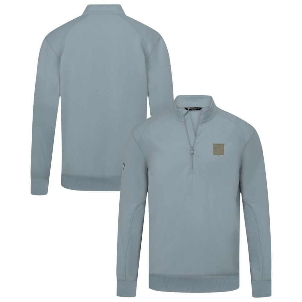 New York Rangers Levelwear Copper Upright Quarter-Zip Pullover - Gray - NHL