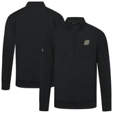 New Jersey Devils Levelwear Copper Upright Quarter-Zip Pullover - Black - NHL