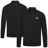 Boston Bruins Levelwear Copper Upright Quarter-Zip Pullover - Black - NHL